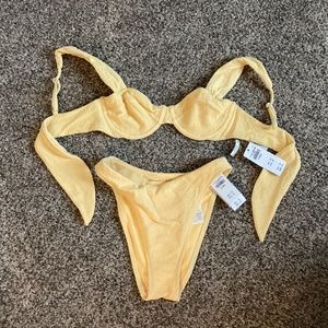 Abercrombie terry cloth bikini